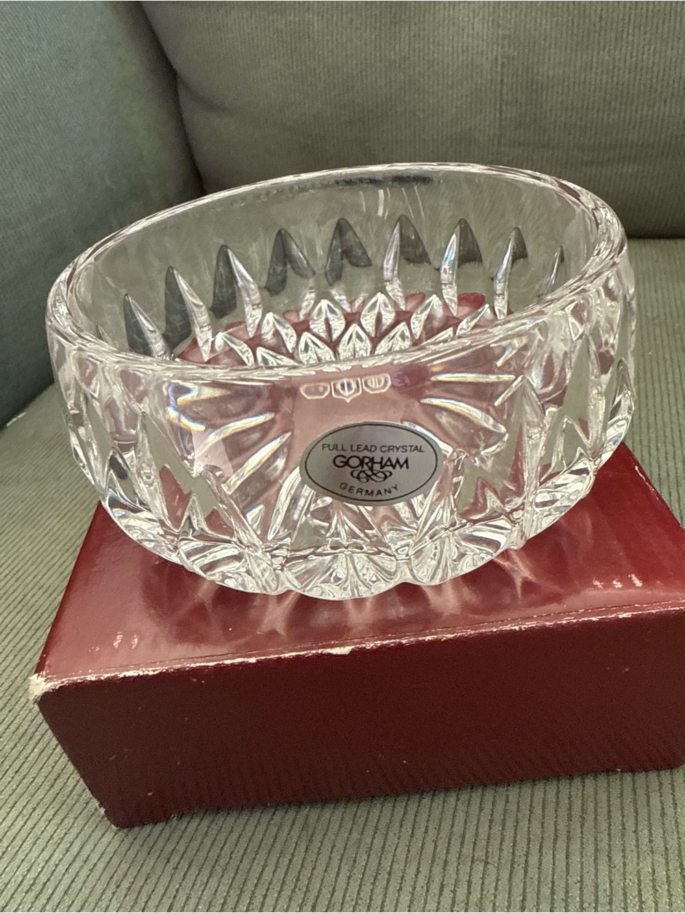 Vintage Gotham Full Lead Candy Dish